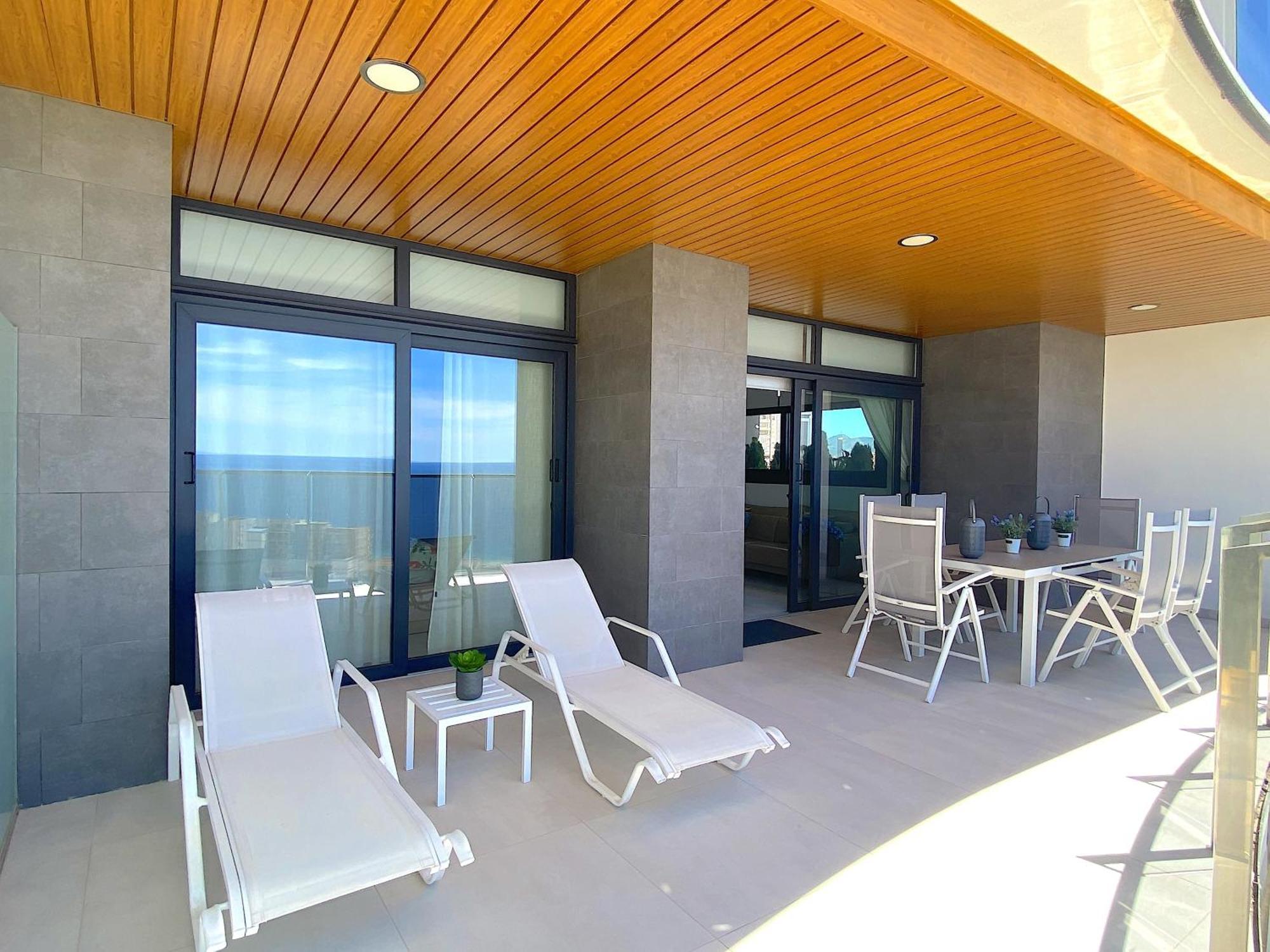 Lujoso Apartament Con Impresionantes Vistas Al Mar Benidorm Exterior photo